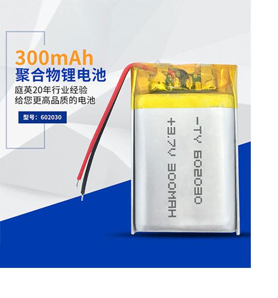 聚合物锂电池 30mAh至500mAh